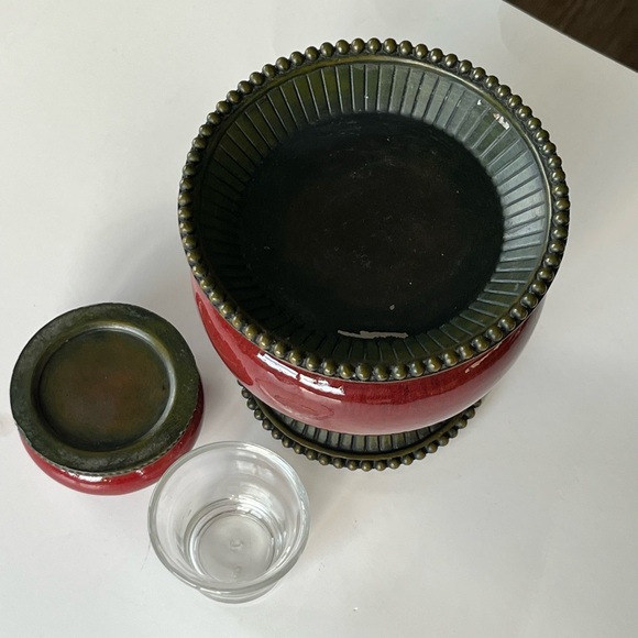 VTG PartyLite Moroccan Spice candle decor, pillar & votive/tealight holder - Picture 6 of 9